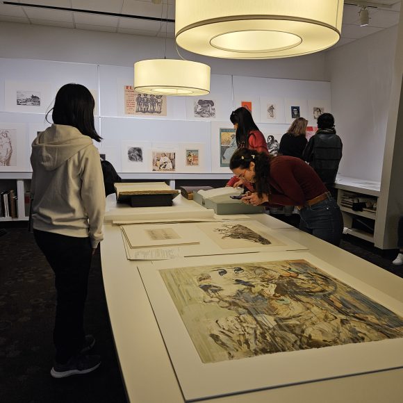 UNMAM collaborates with the Department of Art History to present Print in Action