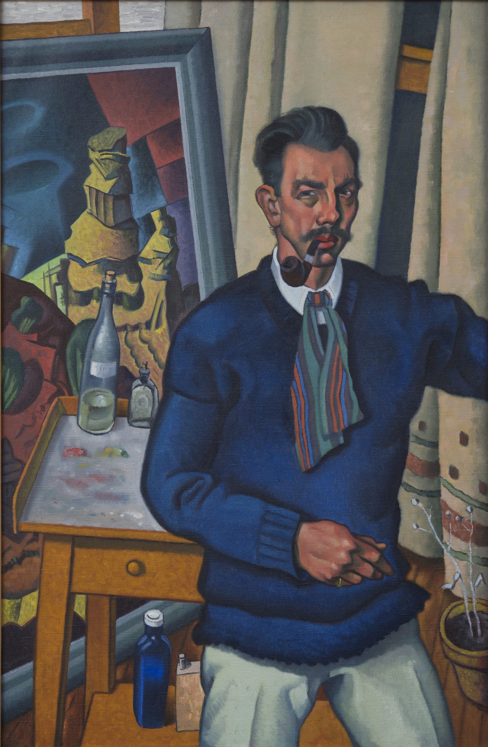 Portrait of a Painter (Self Portrait), 1927, Oil on canvas, Bequest of Raymond Jonson, Raymond Jonson Collection