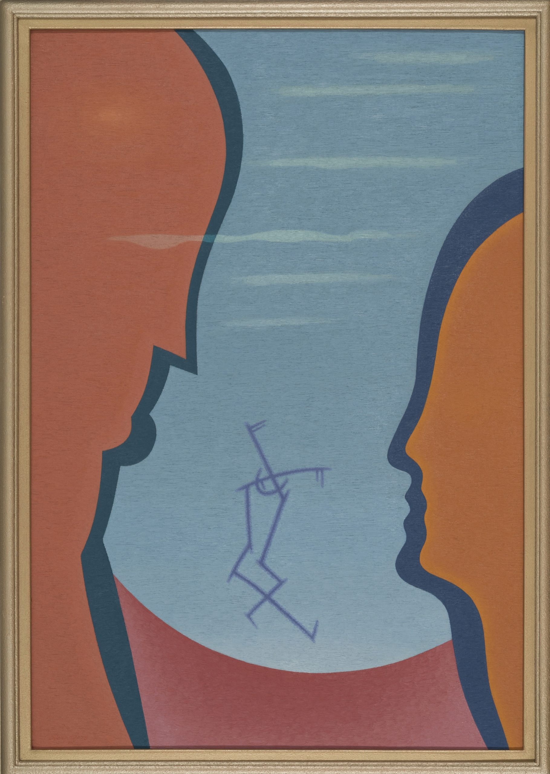 Surrealist Trilogy - Beginning (Oil No. 4), 1945, Bequest of Raymond Jonson, Raymond Jonson Collection